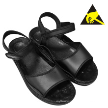OEM Cleanroom Black Anti static Comfortable Breathable ESD Antistatic Work Sandals